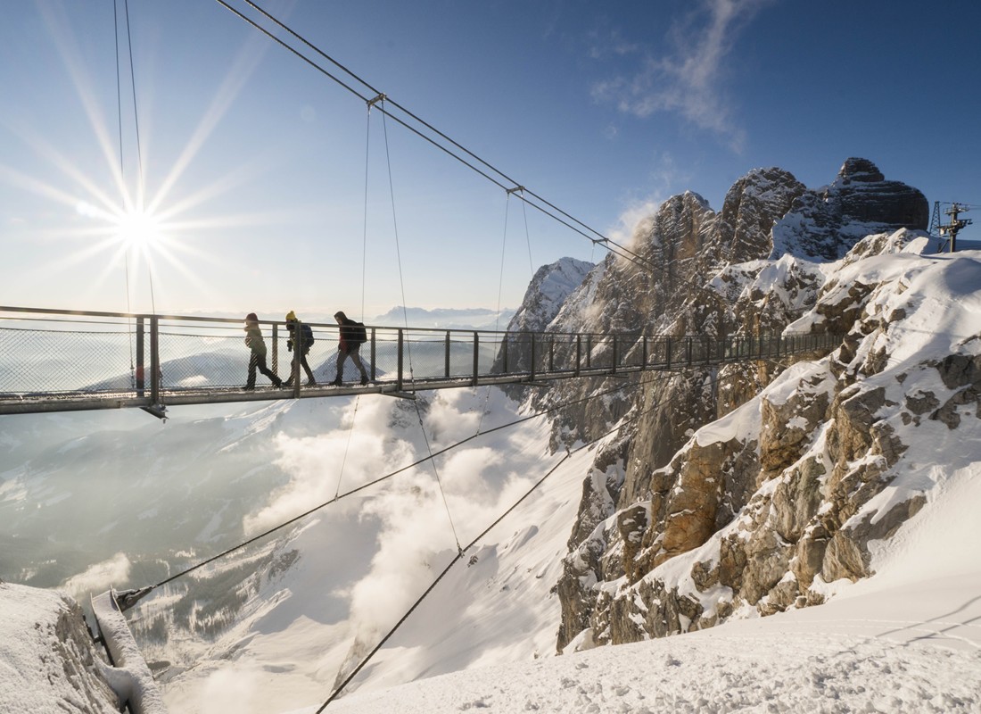 Die Hängebrücke am Dachstein ©  Schladming-Dachstein David McConaghy